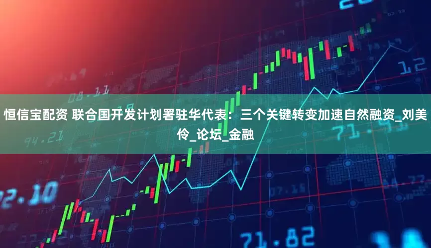 恒信宝配资 联合国开发计划署驻华代表：三个关键转变加速自然融资_刘美伶_论坛_金融