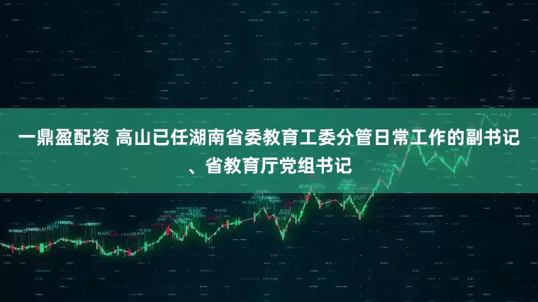一鼎盈配资 高山已任湖南省委教育工委分管日常工作的副书记、省教育厅党组书记